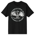 thumbnail image 1 of Dungeons & Dragons White Dragon Circle Men's Black T-shirt-Small, 1 of 4