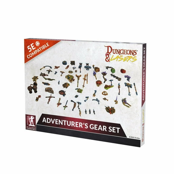 Dungeons & Lasers: Adventurer's Gear Set | 5E Compatible