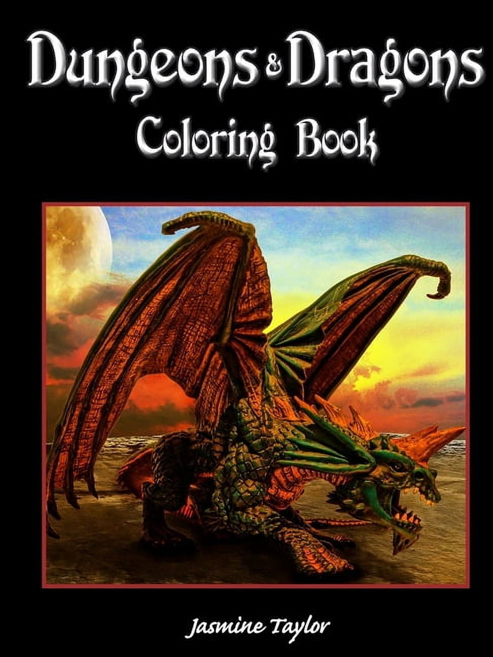 JASMINE TAYLOR Dungeons & Dragons Coloring Book, (Paperback)
