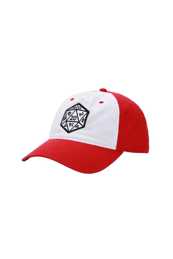 Dungeons and Dragons 20-Sided Die Patch Adult Baseball Cap
