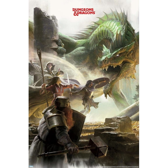 Dungeons and Dragons - Adventure Wall Poster, 14.725" x 22.375"