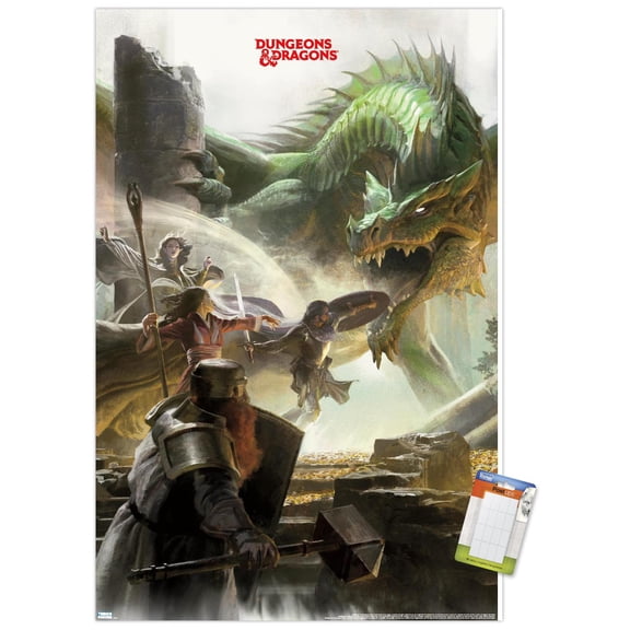 Dungeons and Dragons - Adventure Wall Poster, 22.375" x 34"