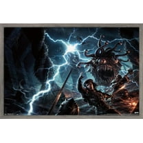 Dungeons and Dragons - Battle Wall Poster, 14.725" x 22.375", Framed