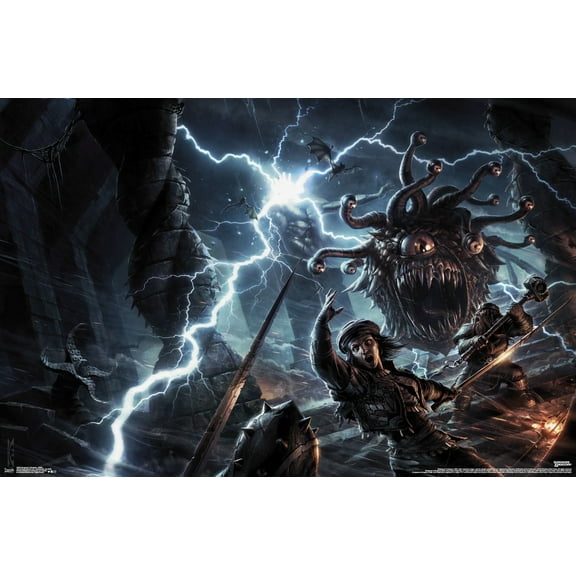 Dungeons and Dragons - Battle Wall Poster, 22.375" x 34"