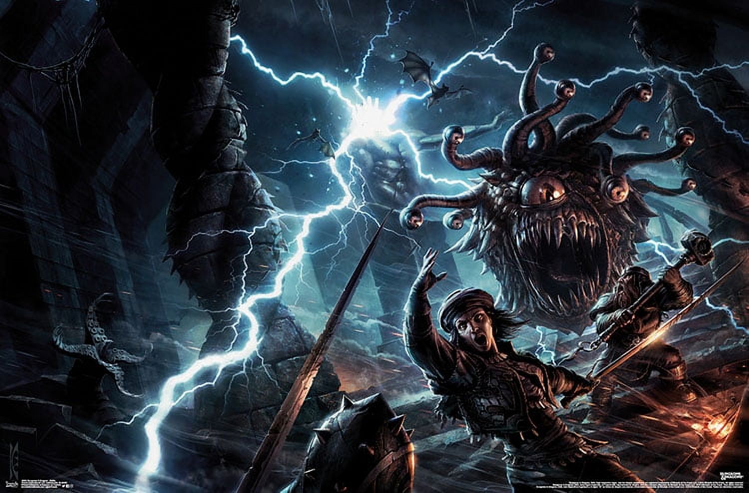Dungeons and Dragons - Battle Wall Poster, 22.375" x 34"