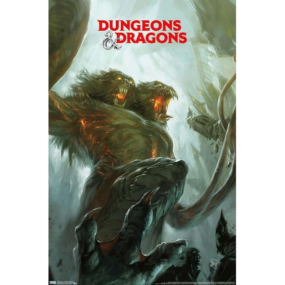 Dungeons and Dragons - Demogorgon Wall Poster, 14.725" x 22.375"