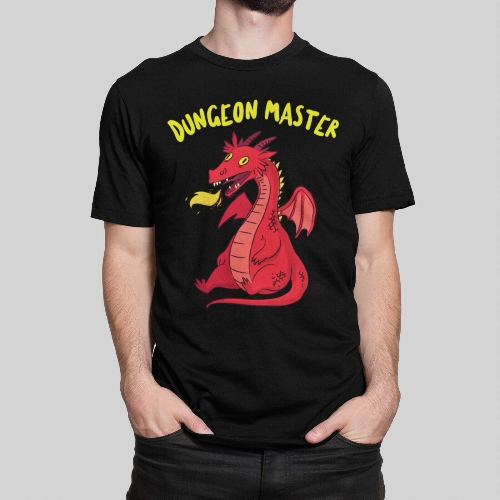 Dungeons & Dragons Dungeon Master T-Shirt – Gildan Softstyle, Black, Short Sleeve, Men's