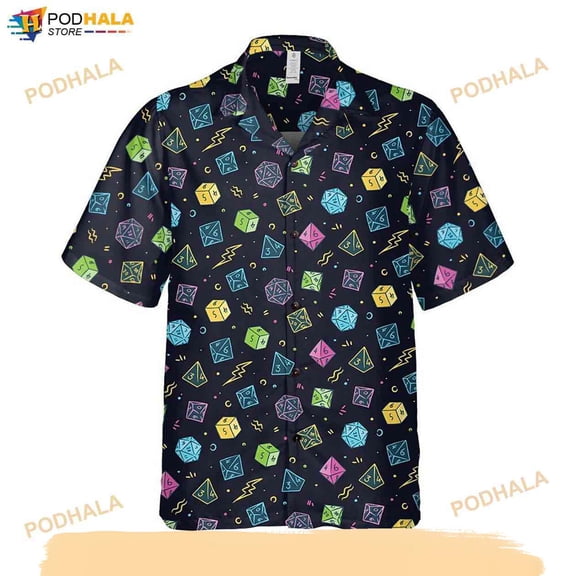 Dungeons and Dragons DnD Hawaiian Shirt, Dungeon and Dragons Gift