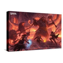 Dungeons and Dragons - Fire Giant Canvas Wall Poster, 14.725" x 22.375"