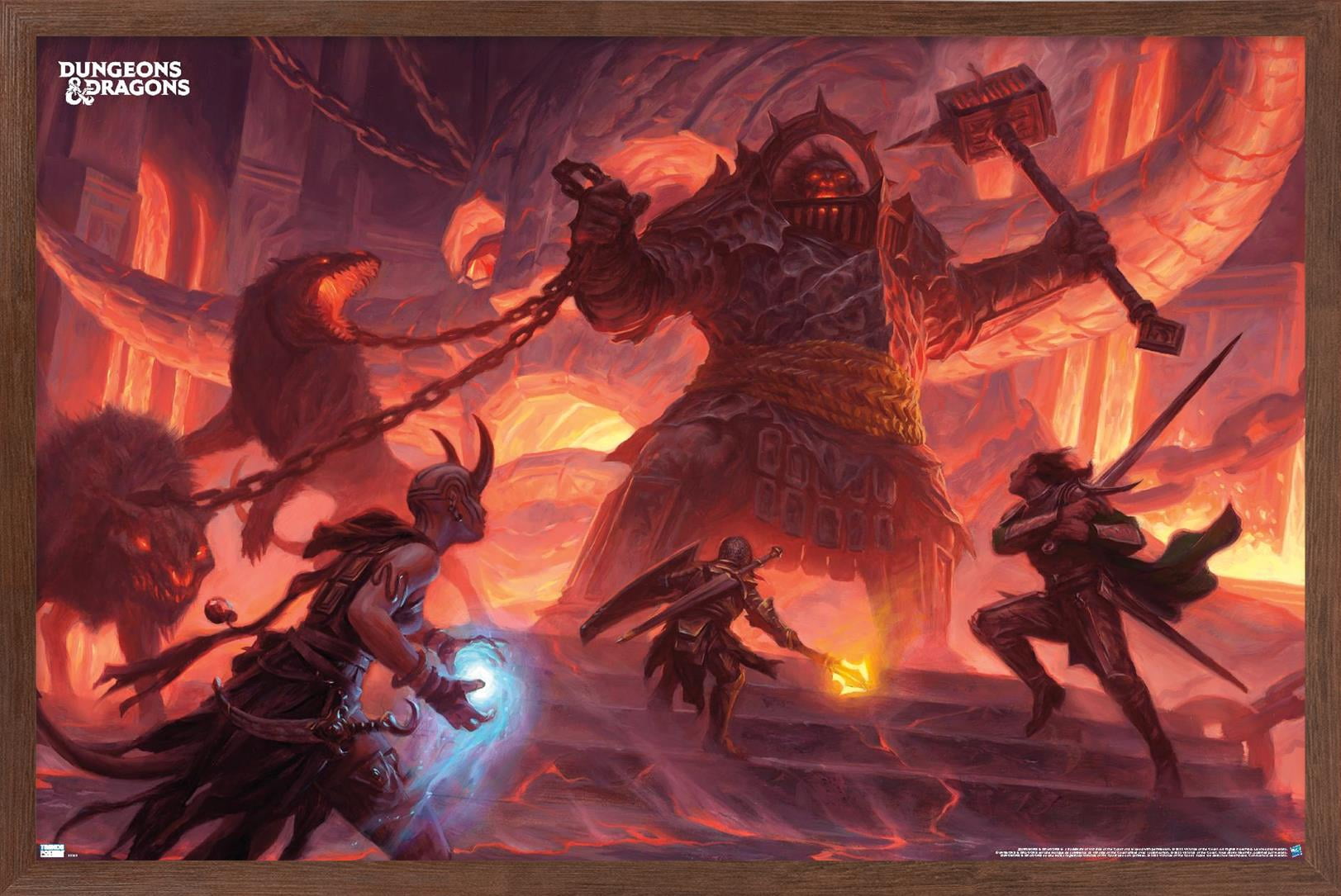 Dungeons and Dragons - Fire Giant Wall Poster, 14.725" x 22.375" Framed