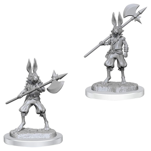 D&D: Nolzur's Marvelous Miniatures: Harengon Brigands Wave 18 (Unpainted)