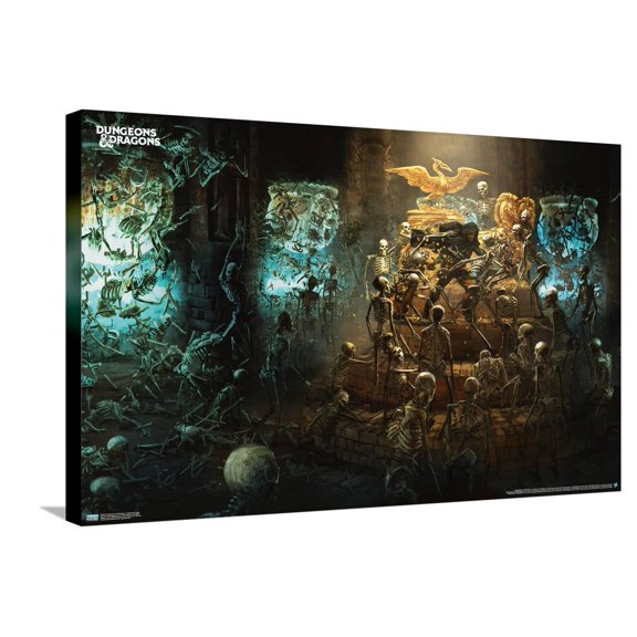 Dungeons and Dragons - Papazotl's Tomb Canvas Wall Poster, 22.375" x 34"