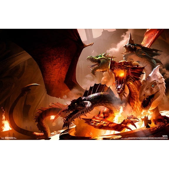 Dungeons and Dragons - TIAMAT Wall Poster, 22.375" x 34"