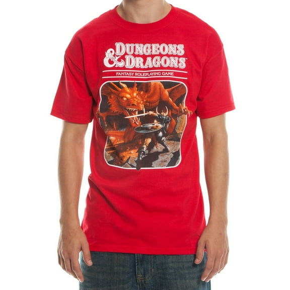 Dungeons and Dragons Third Edition Mens Graphic T-Shirt-XX-Large