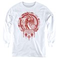 thumbnail image 1 of Dungeons and Dragons Year of the Dragon Beast in the Clouds Kids Long Sleeve T Shirt (X-Large) for Youth Boys and Girls, White, 1 of 2