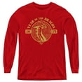 thumbnail image 1 of Dungeons and Dragons Year of the Dragon Gold Beast Kids Long Sleeve T Shirt (Small) for Youth Boys and Girls, Red, 1 of 2