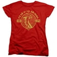 thumbnail image 1 of Dungeons and Dragons Year of the Dragon Gold Beast Women's T Shirt (Small) Red, 1 of 5