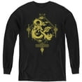 thumbnail image 1 of Dungeons and Dragons Year of the Dragon Gold Logo Kids Long Sleeve T Shirt (Medium) for Youth Boys and Girls, Black, 1 of 2