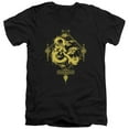 thumbnail image 1 of Dungeons and Dragons Year of the Dragon Gold Logo Unisex Adult V-Neck T Shirt ,Black, 2X-Large, 1 of 2