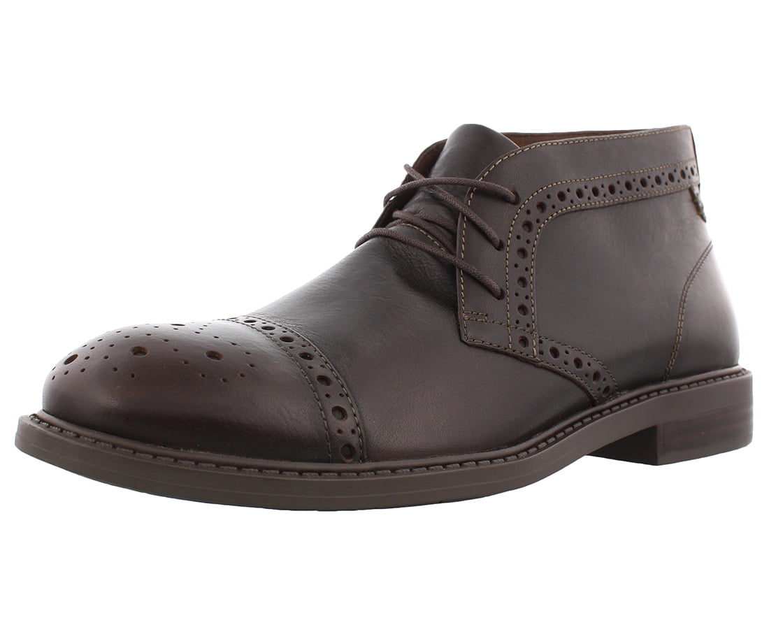 NEW!! Men’s Dunham Gavin Chocolate Leather Cap Toe Chukka Boot Size 9D Dunham Gavin-Dun Chukka Boots, Black Leather, Men main image 4