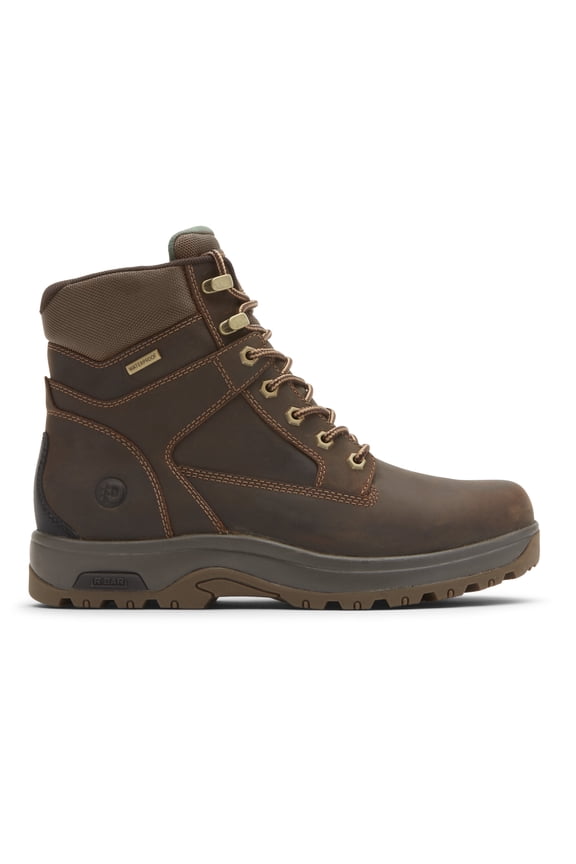 Men's 6Inpt Boot 8000 Works Brown , 7 4E US