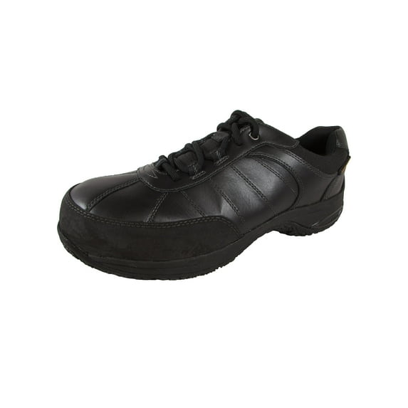 Dunham Mens Lexington Steel Toe Lace Up Shoes, Black, US 12