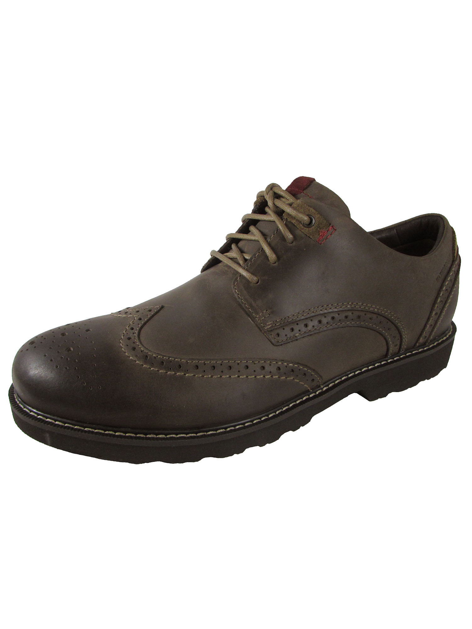 Dunham Mens REVDare Wingtip Oxford Shoes, Stone, US 8 - image 1 of 4