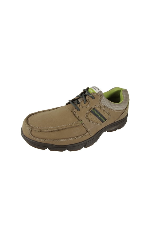 Mens REVSly Boat Shoes, Taupe Nubuck, US 9