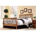 thumbnail image 1 of Fashion Bed Group B90D06 Dunhill California King Bed Headboard - Autumn Brown & Honey Oak Finish, 1 of 1