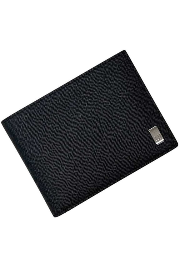 Pre-Owned Dunhill Bi-fold Wallet, Black, Sidecar, DU19F2932AV001R, Leather, dunhill