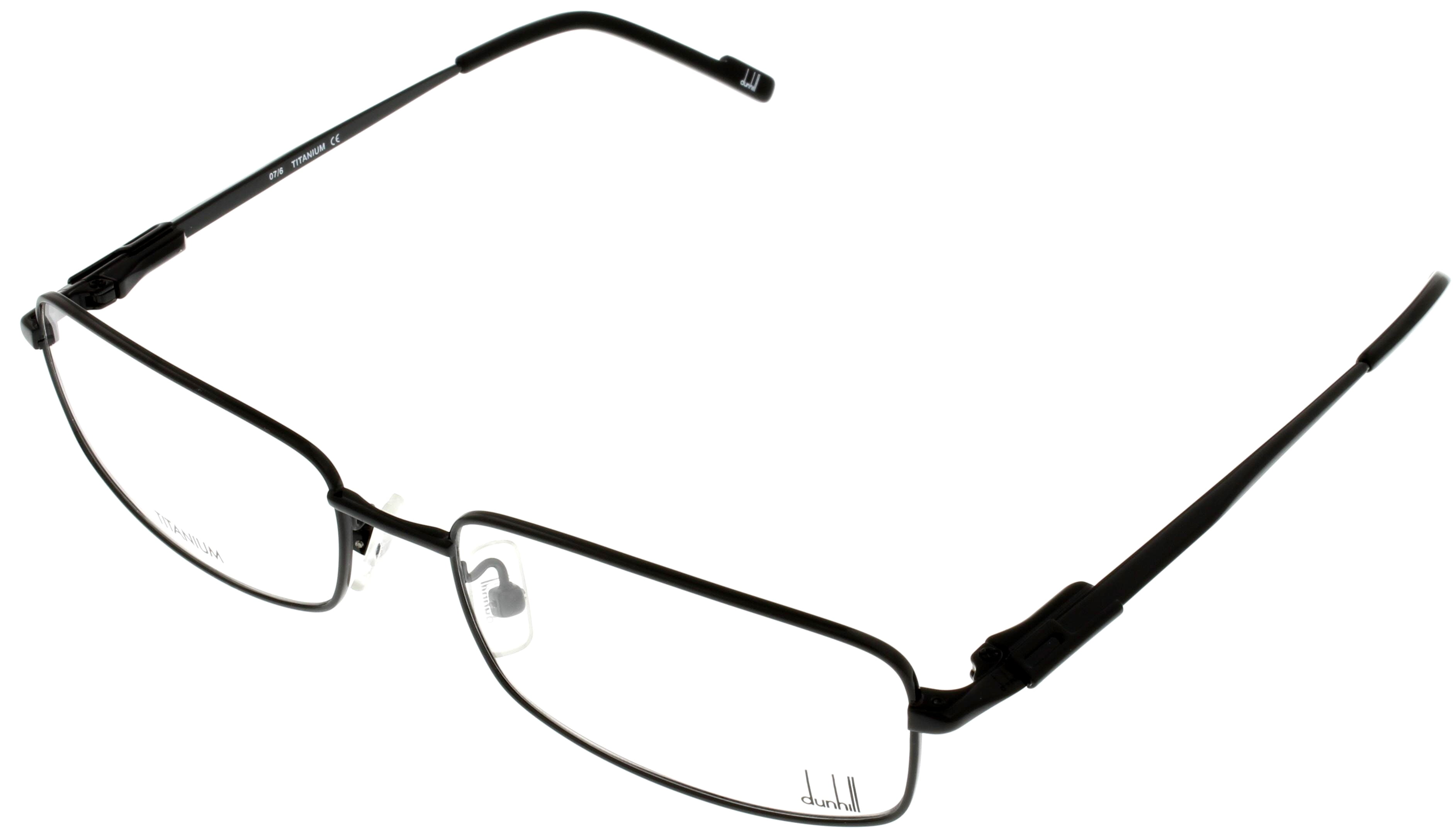 Dunhill Black Titanium Optical Frames With Rectangular Design - NWT Dunhill Glasses DU0020OJ 001 main image 3