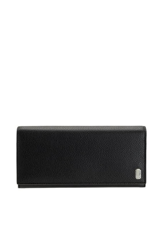 Grained Leather Belgrave Coat Wallet In Black