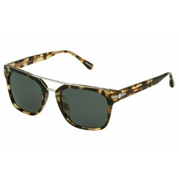 Dunhill Sunglasses SDH049 778P 53mm Yellow Havana Silver Polarized Grey