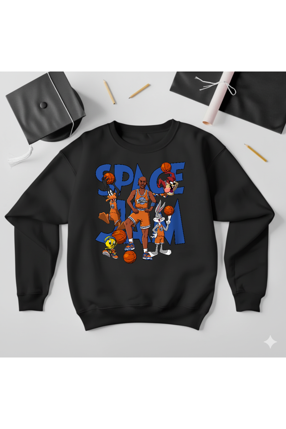Dunk Low Knicks Sneaker Match MJ Tune Squad Retro Graphic Sweatshirt V41336, up to size 5XL
