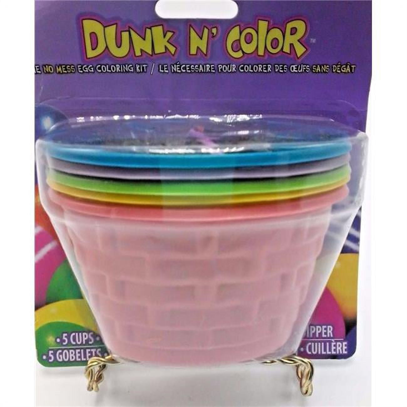 Dunk and color Easter Egg Dye Color Cups Kit - Deals - Walmart.com