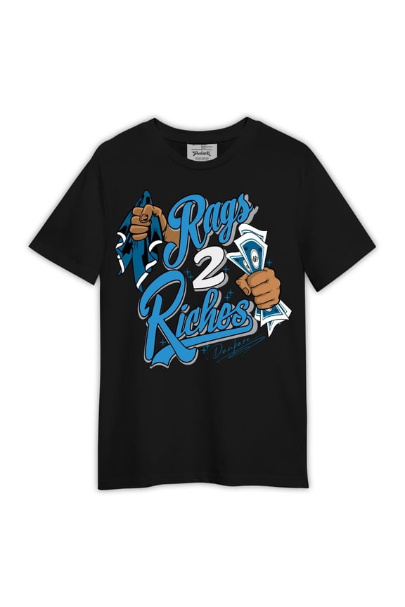 Graphic Tees Men 9 Powder Blue Shirt White Shirt Men Women's T Shirts Black Graphic Tee Powder Blue 9s Rag 2 Riches