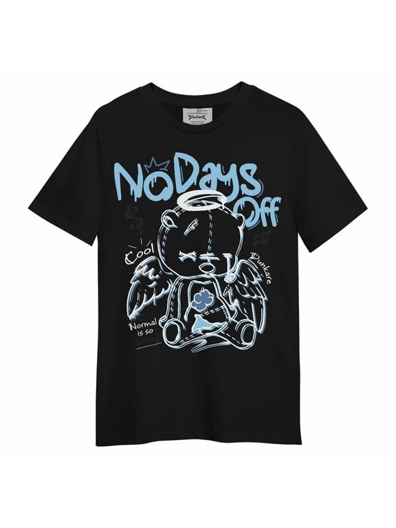 Low Legend Blue 11s Shirt, No Days Off Graphic Tees Men Y2K Tops Women Clothing