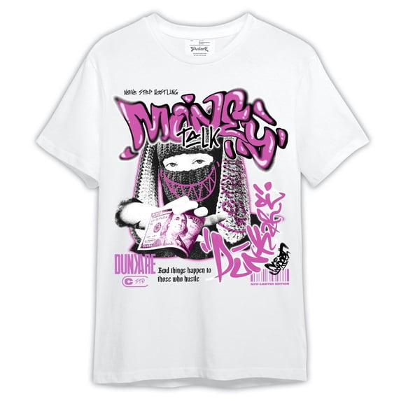 Dunkare Shirt to Match 4 Hyper Violet Shirt, Money Talk Rap Hyper Violet 4s Graphic Tee for Men Women