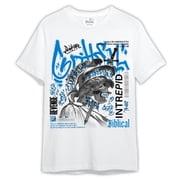 Dunkare Shirt to Match 4 Military Blue Shirt, Go to Heaven Military Blue 4s Graphic Tee for Men Women