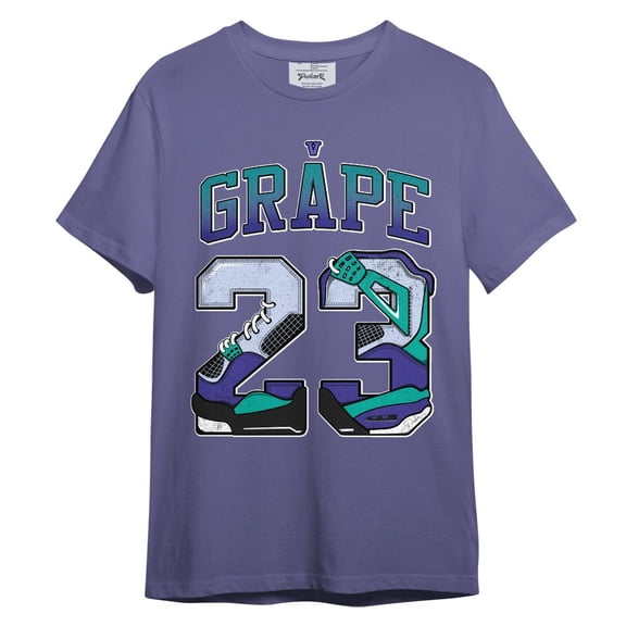 Dunkare Shirt to Match Retro Grape 5s - Number 23 Dirty 4s