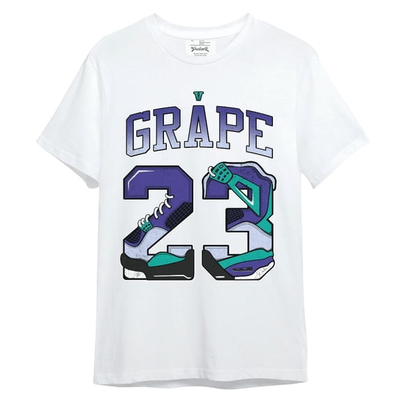 Dunkare Shirt to Match Retro Grape 5s - Number 23 Dirty 4s