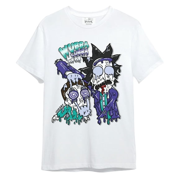 Dunkare Sneaker Match T Shirt Retro Grape 5s – Rick Drip Funny Scary Autumn Graphic Tee for Men Women