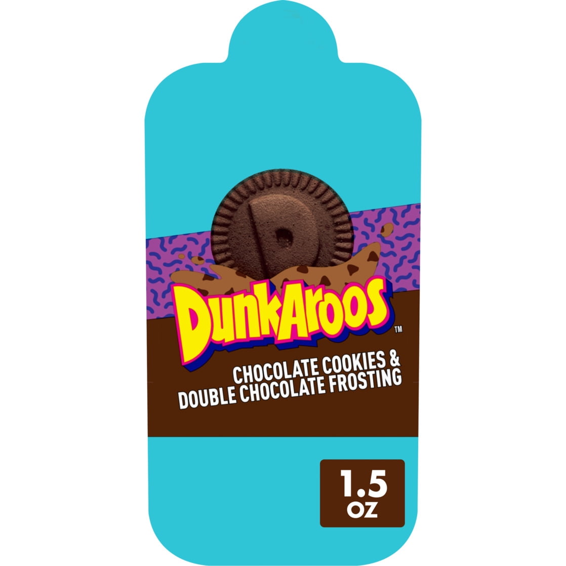 DunkAroos Chocolate Cookies and Double Chocolate Frosting, 1.5 oz