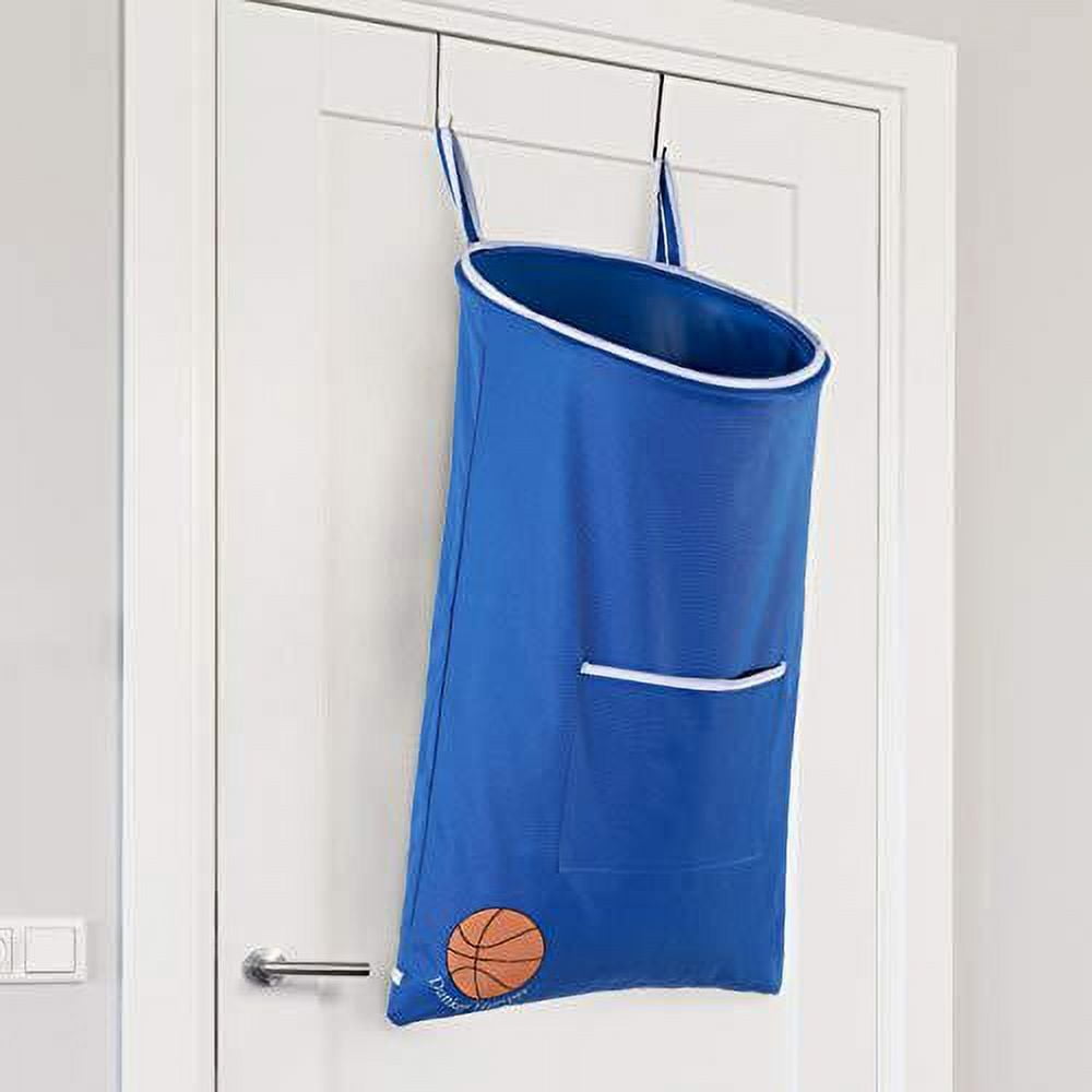 Whitmor Dura-Clean Over the Door Hanging Laundry Hamper White