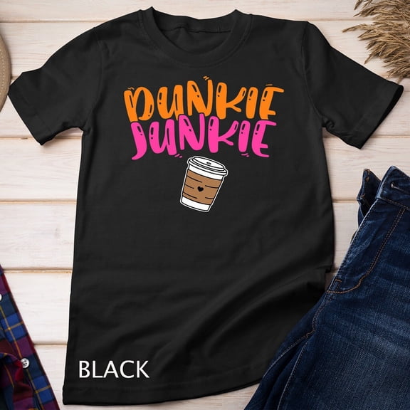 Dunkie Junkie - Coffee Sayings T-Shirt