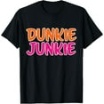 thumbnail image 1 of Dunkie Junkie Donut and coffee lover T-Shirt, 1 of 3