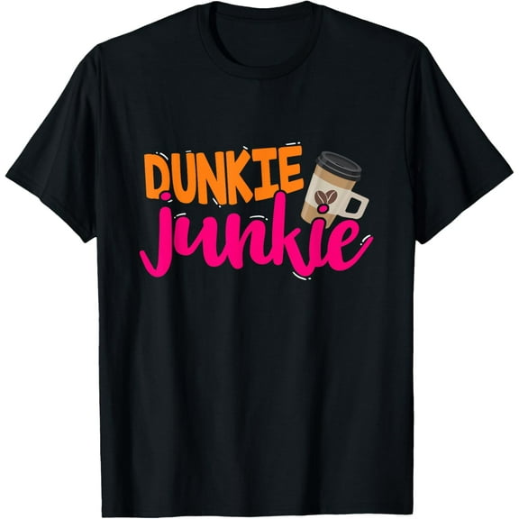 Dunkie Junkie - Funny Coffee Lover Saying T-Shirt
