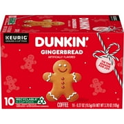Dunkin’ Gingerbread Artificially Flavored Coffee, K Cup Pods, 10 Ct.