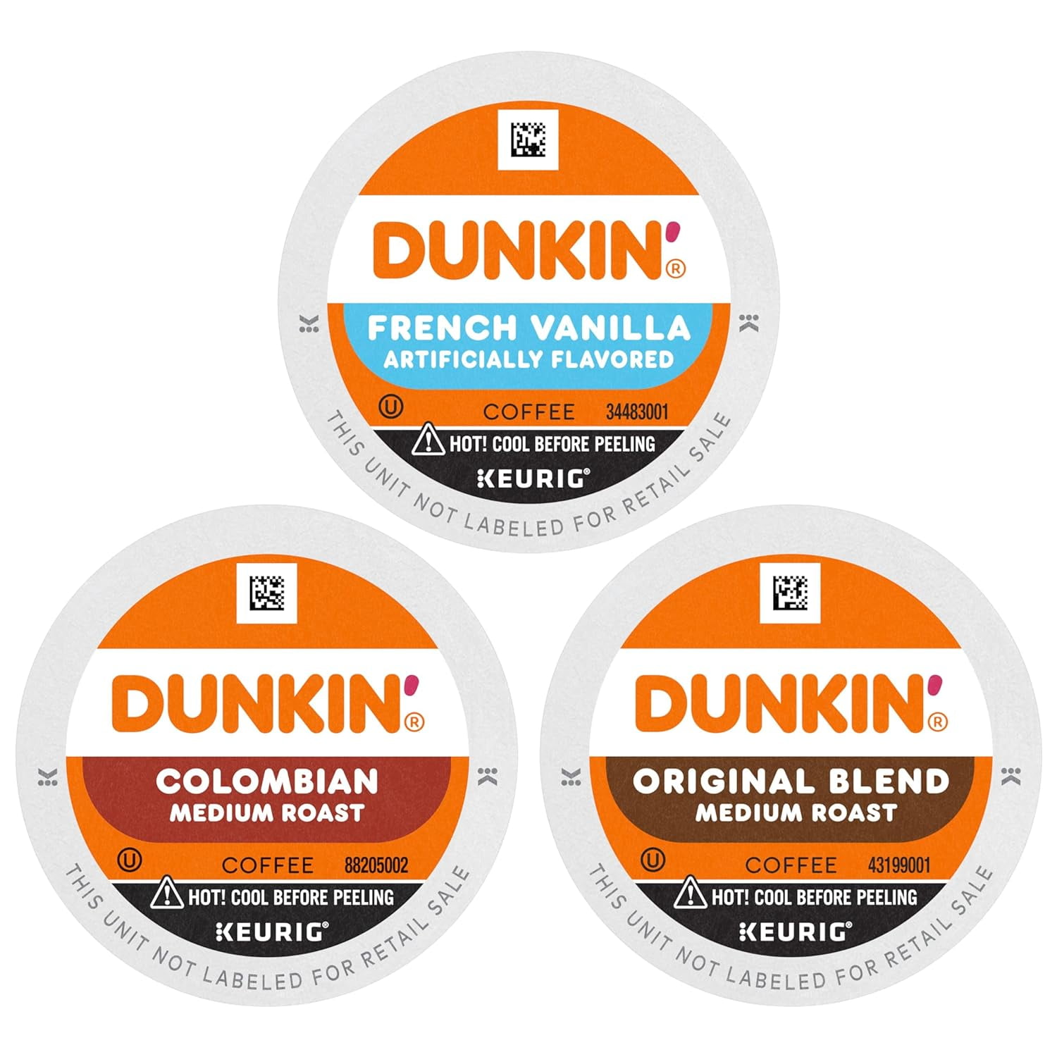 Dunkin' Best Sellers Coffee Variety Pack, 60 Keurig KCup Pods