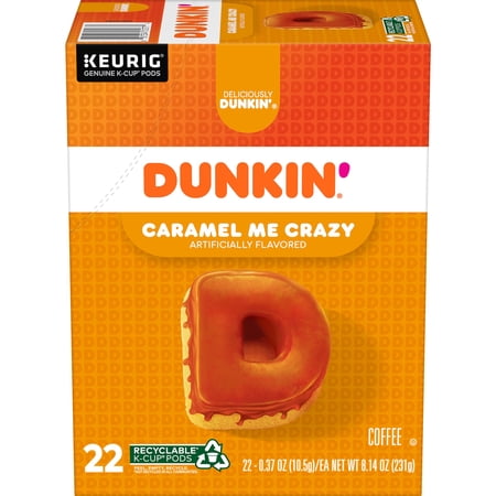 Dunkin' Caramel Me Crazy, 88 K-Cup Pods